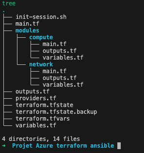 Structure du projet Terraform